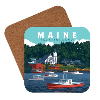 ME Vacationland Coaster | American made coaster