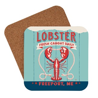 ME Lobster Freeport Coaster | American Made Coaster
