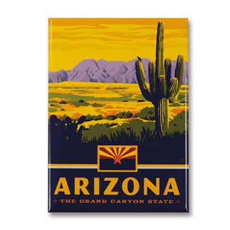 AZ State Pride Magnet | Metal Magnet