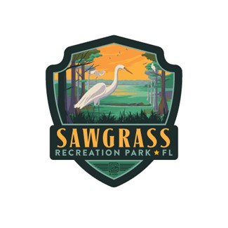 Sawgrass Egret Emblem Sticker | Emblem Sticker