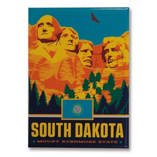 SD State Pride Magnet | Metal Magnet