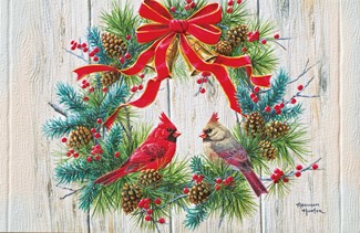 Deck The Halls | Bird themed boxed Christmas cards