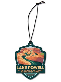 AZ/UT Lake Powell Emblem Wooden Ornament | American Made