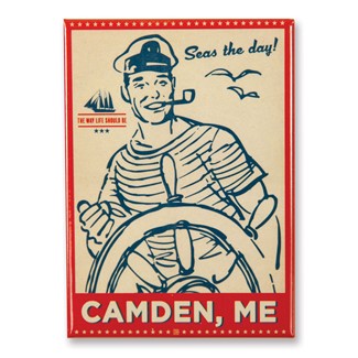Seas the Day Camden Magnet | American Made Magnet