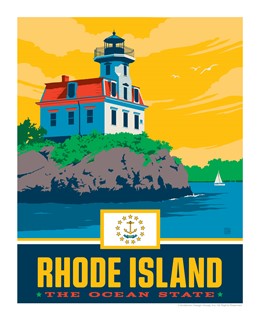 RI State Pride 8" x10" Print | 8" x10" Print