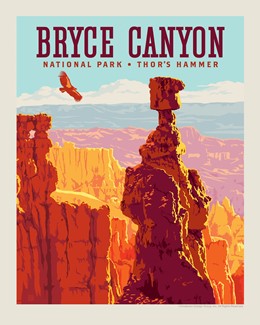 Bryce Canyon Thor's Hammer 8" x 10" Print | 8" x10" Print
