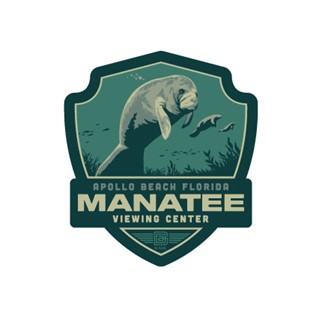 Manatee Viewing Center Emblem Sticker | American Made