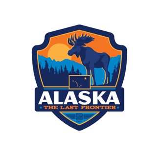 Alaska Emblem Sticker | Made in the USA