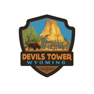 Devil's Tower Emblem Sticker | Made in the USA