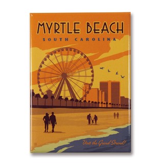 SC Myrtle Beach Magnet | Metal Magnet
