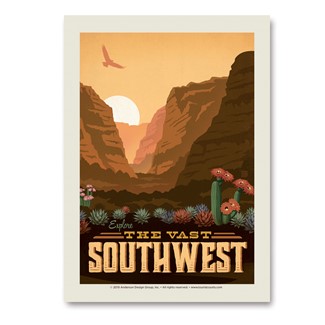 The Vast Southwest Vert Sticker | Made in the USA