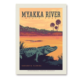 Myakka River State Park Vert Sticker | Made in the USA