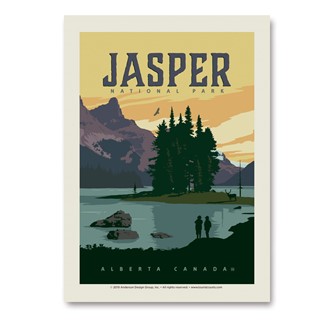 Canada Jasper NP Vert Sticker | Made in the USA