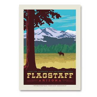 Flagstaff, AZ Vert Sticker | Made in the USA