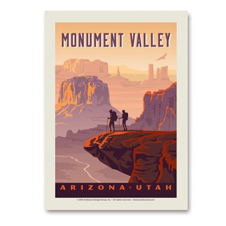 Monument Valley AZ/UT Vert Sticker | Made in the USA