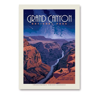Grand Canyon Star Gazing Vert Sticker | Made in the USA