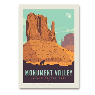 Monument Valley Navajo Tribal Park Vert Sticker | Made in the USA