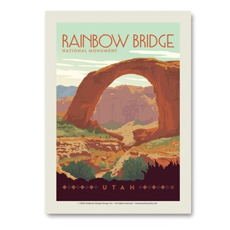 Rainbow Bridge National Monument Vert Sticker | Made in the USA