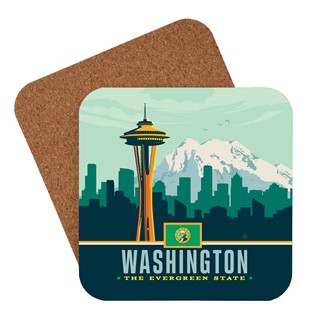 WA State Pride Coaster | American Made Coaster