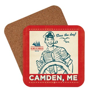 Seas the Day Camden Coaster | American made coaster