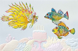 Fish Frenzy | Tropical fish greeting cards