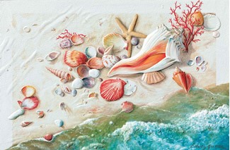 Seashore Treasures | Seashell birthday cards