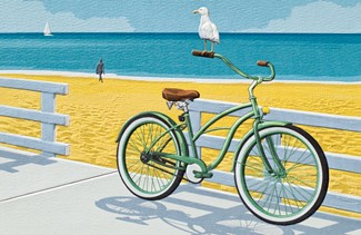 Beach Cruiser | Beach greeting cards