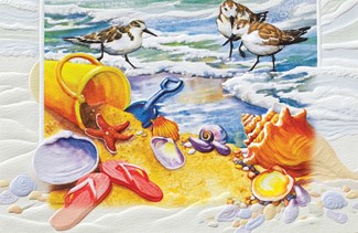 Treasure Trove | Beach greeting cards