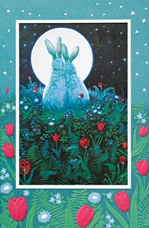 Moonlight Magic | Rabbit greeting cards