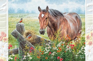 Pastoral Song | Horse greeting cards