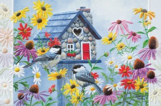 Tweetheart Cottage (TY) | Embossed thank you greeting cards