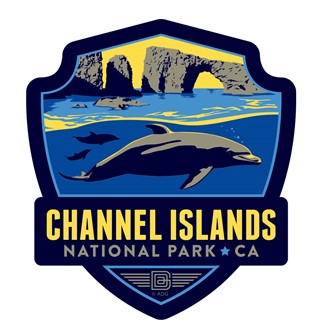 Channel Islands Emblem Wooden Magnet | American Made
