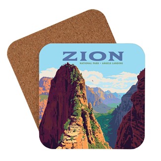 Zion Ascent to Angels Landing Coaster | Made in the USA
