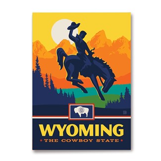 WY State Pride Magnet | American Made Magnet