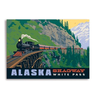 AK Skagway Magnet | American Made Magnet