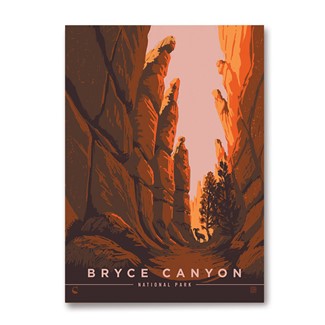 Bryce Canyon Towering Hoodoos Magnet | Metal Magnet Made in the USA