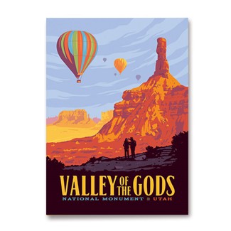Valley of the Gods Magnet | Metal Magnet Made in the USA