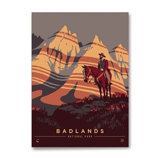 Badlands NP Song of Solitude Magnet | Metal Magnet