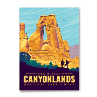 Canyonlands Druid Arch Magnet | National Park themed magnets