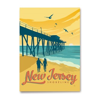 NJ Shoreline Magnet | American Made Magnet