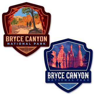 Bryce Peekaboo Trail/Star Gazing Car Coaster PK of 2 | American made coaster