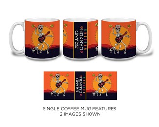 Grand Canyon, AZ Dancing Skeleton Super Mug | National Park mugs