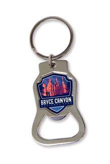 Bryce Canyon Star Gazing Emblem Bottle Opener Key Ring | American Made