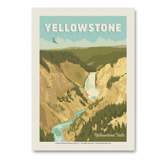 Yellowstone Grand Canyon of the Yellowstone Vert Sticker | Made in the USA