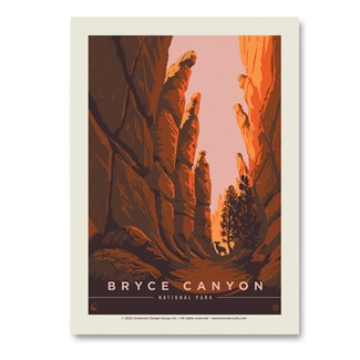Bryce Canyon Towering Hoodoos Vert Sticker | Made in the USA