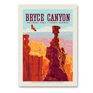 Bryce Canyon Thor's Hammer Vert Sticker | Made in the USA