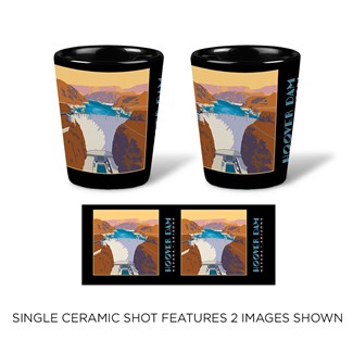 Hoover Dam Ceramic Shot | Printed in the USA