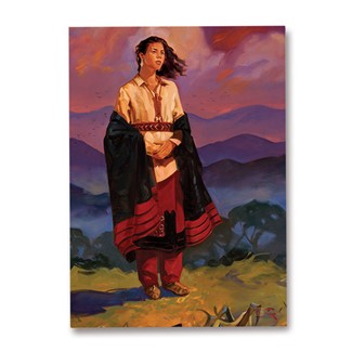 GSM015MM - GSMNP Cherokee Woman Magnet | Made in the USA