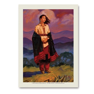 GSMNP Cherokee Woman Vert Sticker | Vertical Sticker