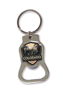 CO Bears Emblem Bottle Opener Key Ring | American Made